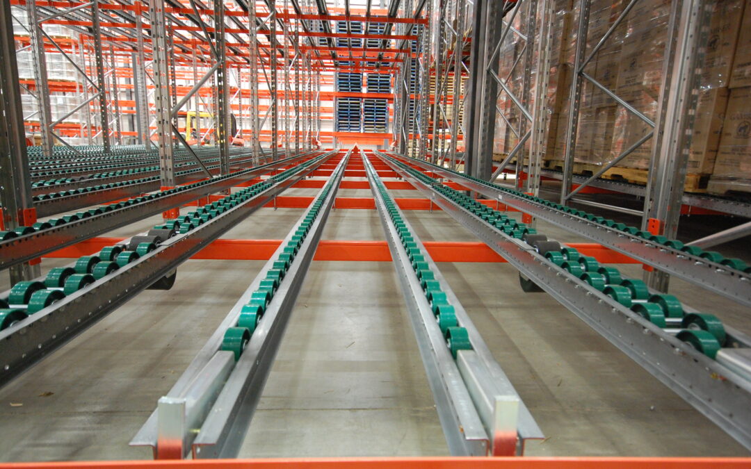 Maximize your space with gravity flow racking systems