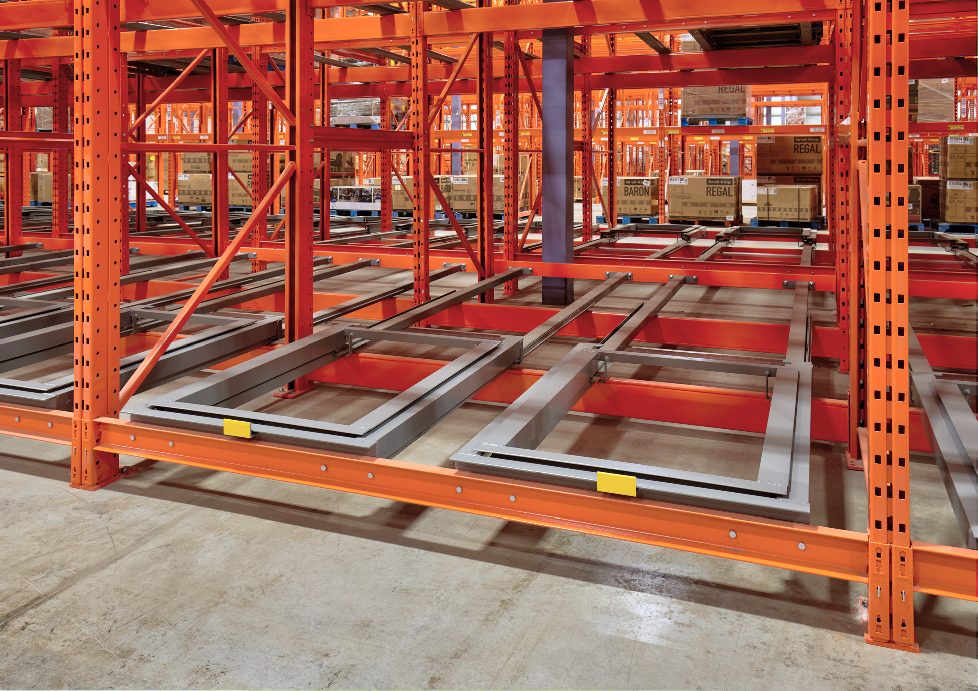 3D Storage Solutions Pushback Racking